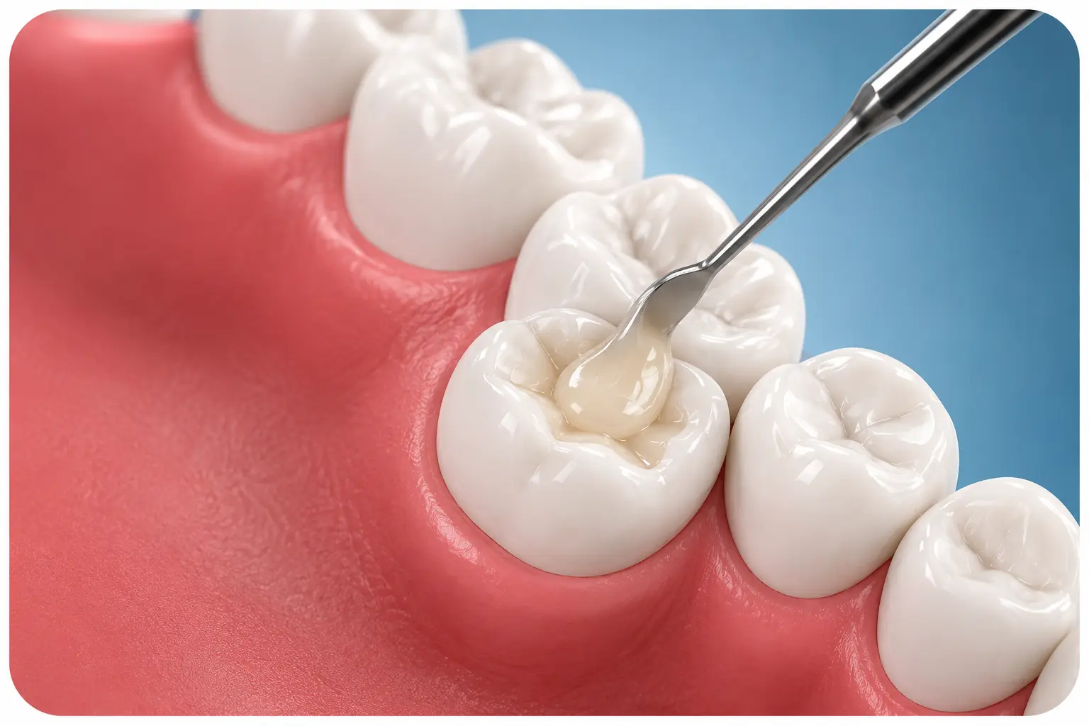 Tooth Coloured Composite Filling