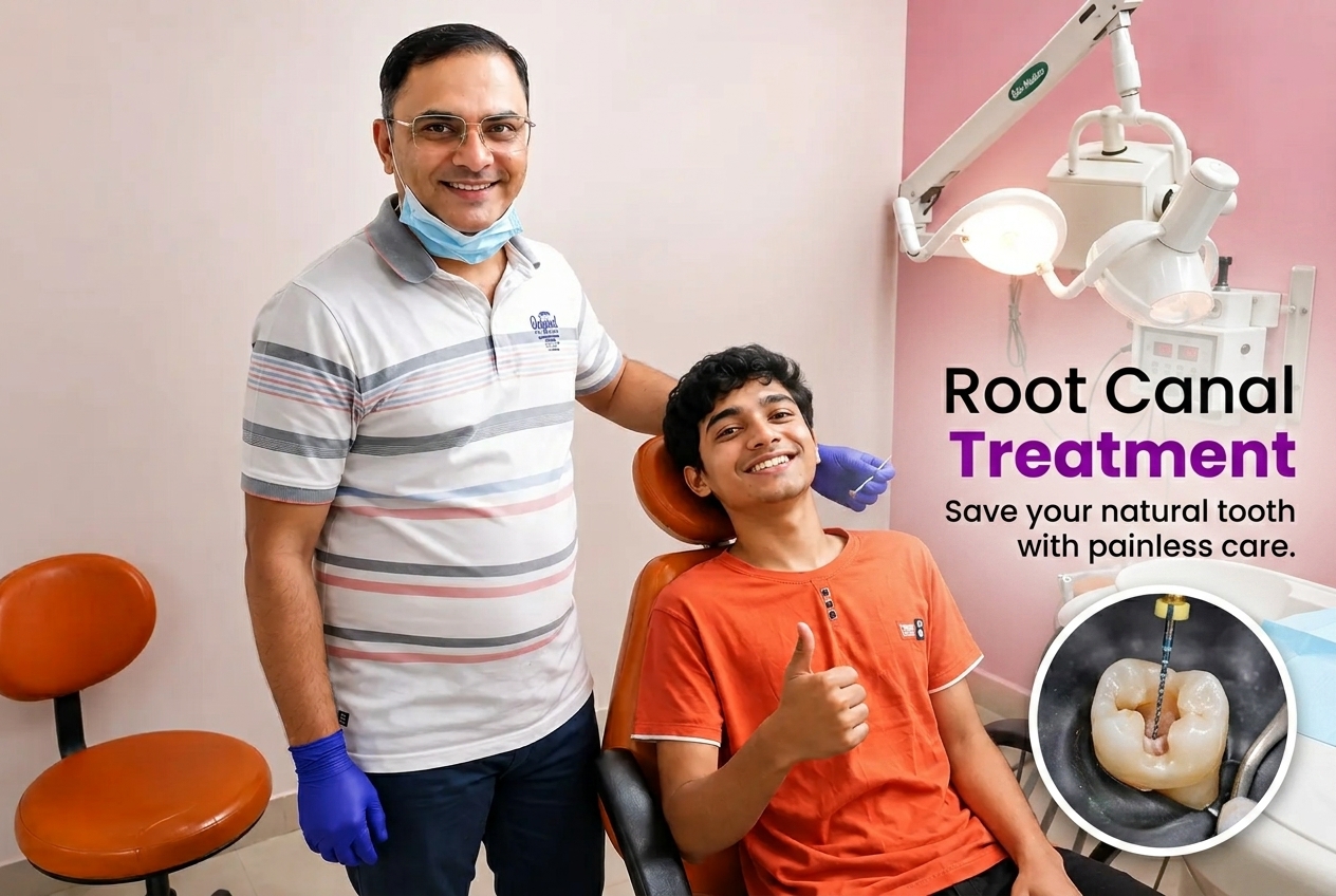 Painless Root Canal Treatment by Dr. Vishal Patel at Shree Aditya Dental Clinic Nashik